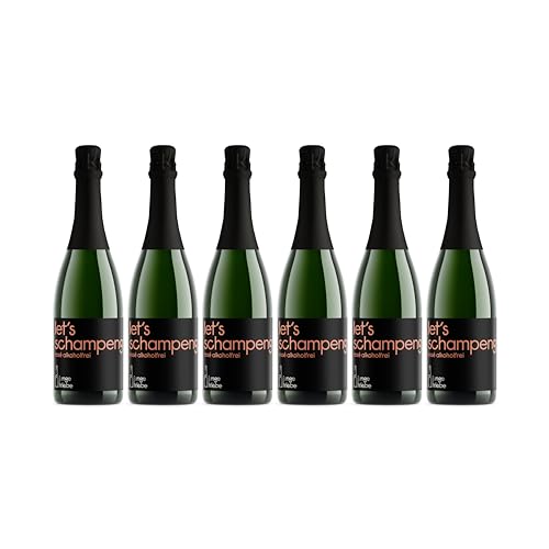 junge triebe | let´s schampeng alkoholfrei | alkoholfreier Rosé Sekt brut, Rheinhessen, vegan | 6x 0,75l von junge triebe