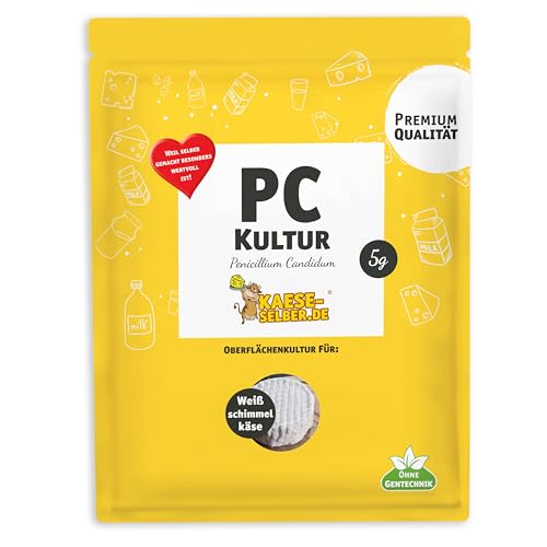 PC Penicillium Candidum 5g - Weißschimmel für Camembert (Käse selber Machen) von kaese-selber.de