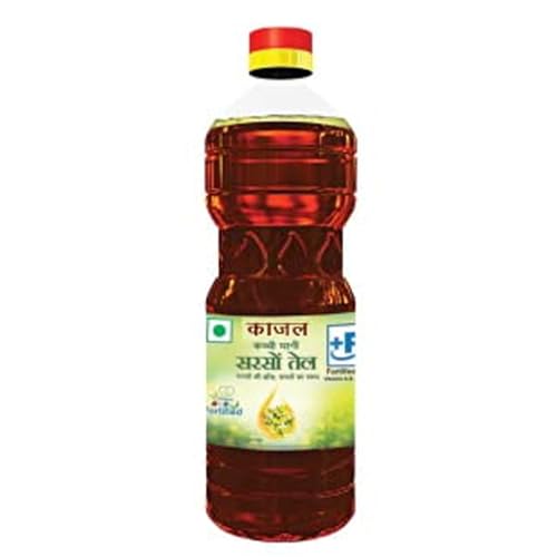 Kajal Kachi Ghani Mustard Oil Senföl 1 x 1000ml von kajal