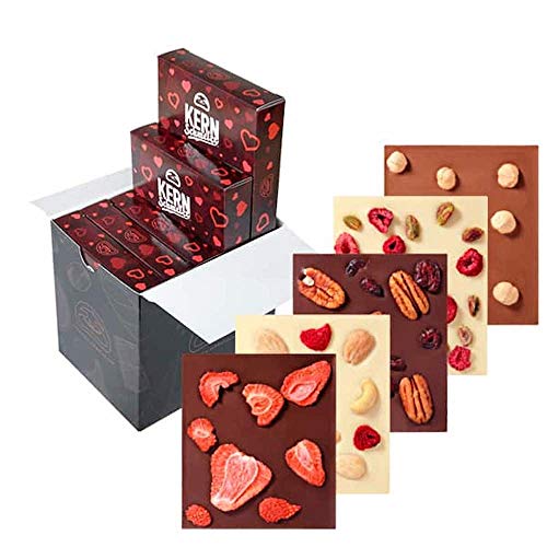 Schokolade Geschenk Set: 5 Schokolade-Tafeln a 100g (Nur für Dich) von kern-schmelze