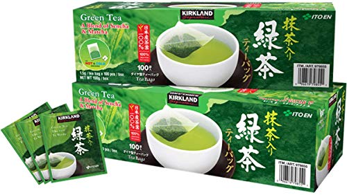 (100 x 2 Tea Bags) - Kirkland Signature Ito En Matcha Blend (Green Tea), 100% Japanese Green Tea 100 count (Pack of 2) von kirkland signature