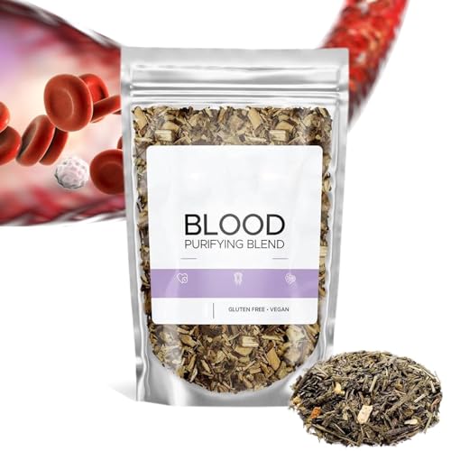 Blood Purifying Blend Tea, Blood Purifying Blend Tea Organic, Health Liver and Kidney Care Tea All Natural Ingredients, for Men Women(1pcs) von kumosaga