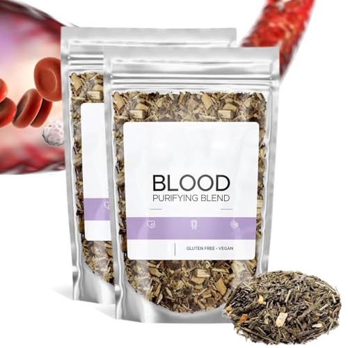 Blood Purifying Blend Tea, Blood Purifying Blend Tea Organic, Health Liver and Kidney Care Tea All Natural Ingredients, for Men Women(2pcs) von kumosaga