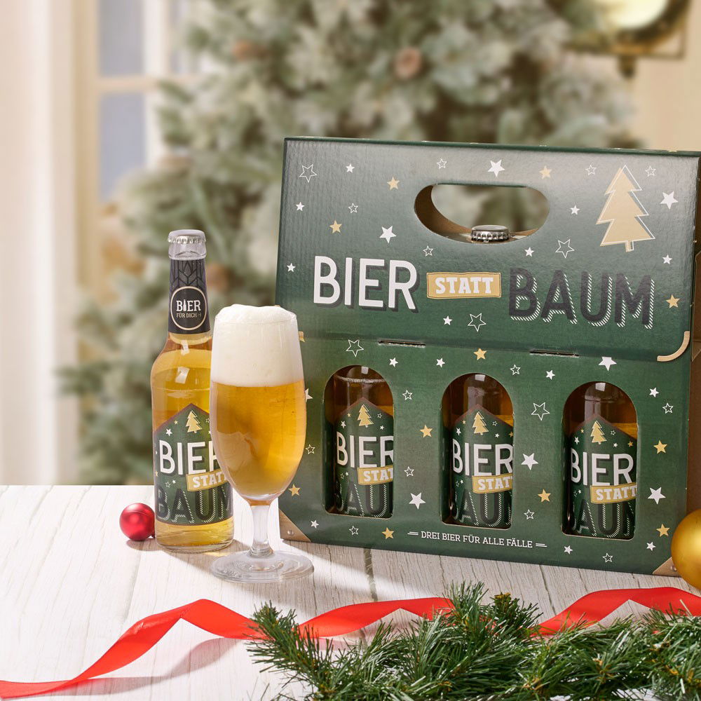 Männerkoffer "Bier statt Baum" Set von la vida