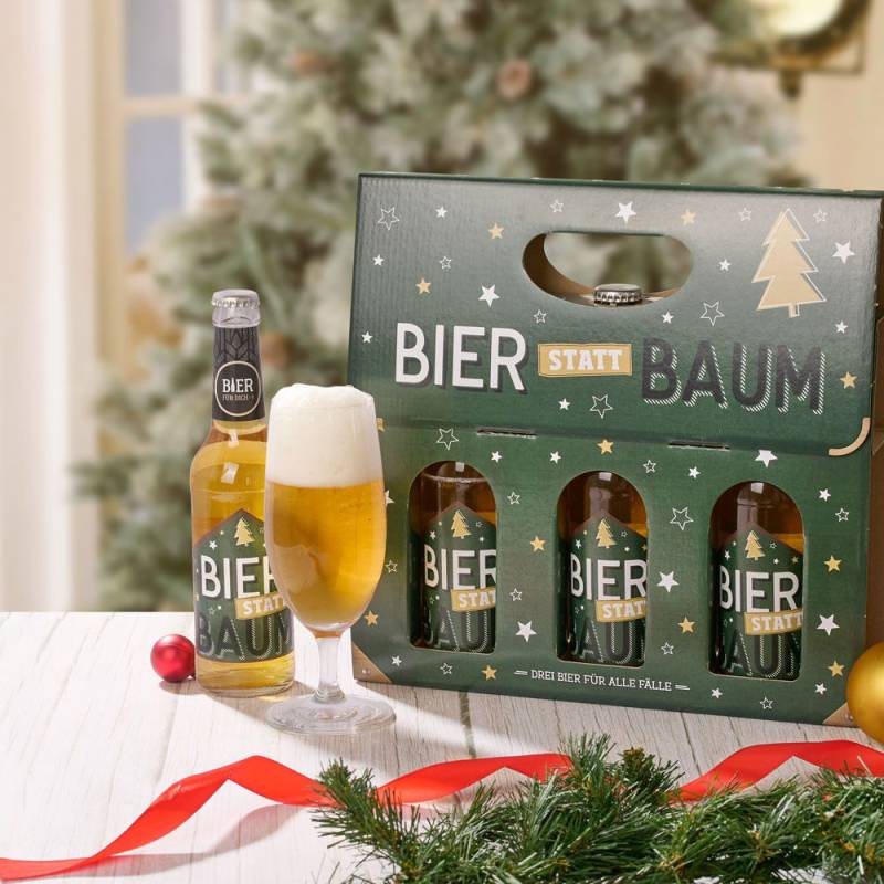 Männerkoffer "Bier statt Baum" Set von la vida