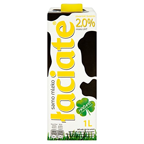 Ƚaciate H-Milch 2% aus Polen, 9er Pack( 9x 1L), ohne GMO von laciate