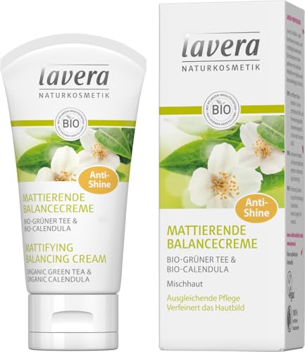 Mattierende Balancecreme Bio-Grüner Tee von lavera