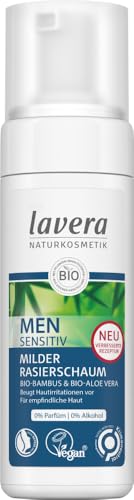 Men sensitiv Milder Rasierschaum 12 x 150 ml von lavera