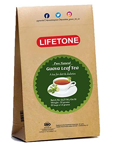 Guavenblatt Tee | Immunitätsverstärker | Detox Tee (20 Teebeutel) von lifetone the tea for better life