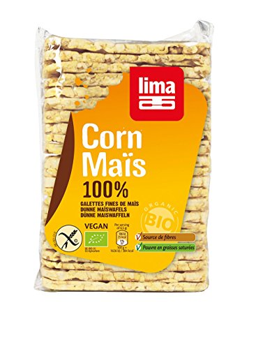 LIMA Maiswaffeln dünn rechteckig, 6er Pack (6 x 140 g) von lima