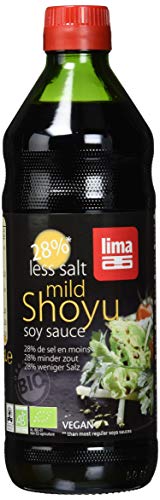 LIMA Shoyu 28% weniger Salz, 3er Pack (3 x 500 g) von lima