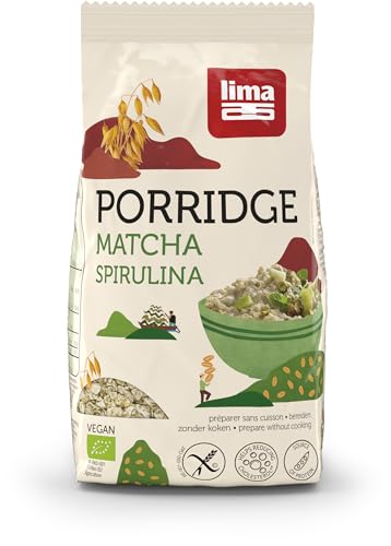 Matcha Spirulina Express Porridge von lima