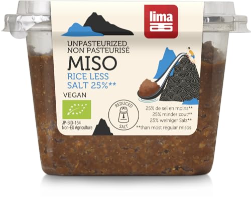 Rice Miso 25% less Salt nicht pasteurisiert von lima