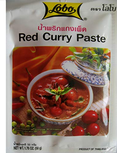 Lobo Rote Currypaste 50g von lobo