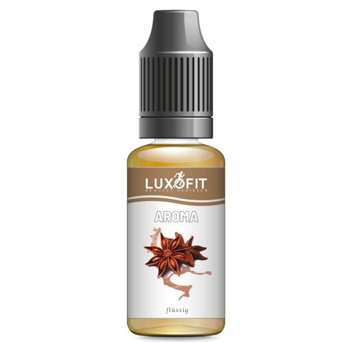 Luxofit Anis Aroma flüssig, fruchtig, cremig, vielseitig verwendbares Aromapulver, geeignet für Kuchen, Eis, Backwaren, Milchspeisen und Co., Getränkearoma, Zuckerfrei, Vegan, Vegetarisch (50 ml) von luxofit