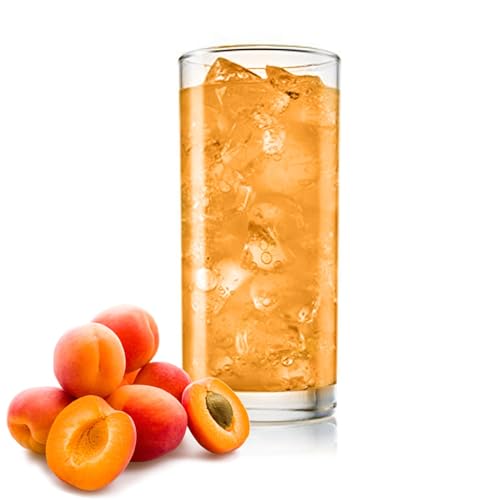 Luxofit Aprikose Geschmack allergenfreies Energy Drink Pulver, Taurin-Getränkepulver, Geschmackspulver für Getränke, Fruchtige Drinks, Natürliche Farbstoffe (1 Kg) von luxofit