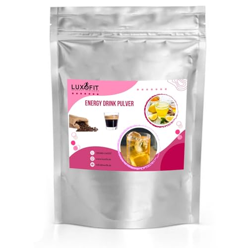 Luxofit Espresso Pulver gemahlen Energy Drink, Natürliches Geschmackserlebnis, schnelle und einfache Zubereitung, Made in Germany, Sportlergetränk, Energieschub (1 Kg) von luxofit