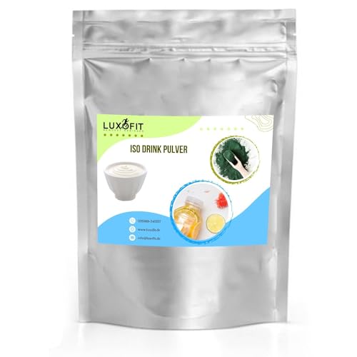 Luxofit Joghurt Getränk isotonisch | Iso Drink Pulver, Elektrolytgetränk, L-Carnitin, Fitnessgetränke, Natürliche Farbstoffe, schnelle und einfache Zubereitung (1 Kg) von luxofit