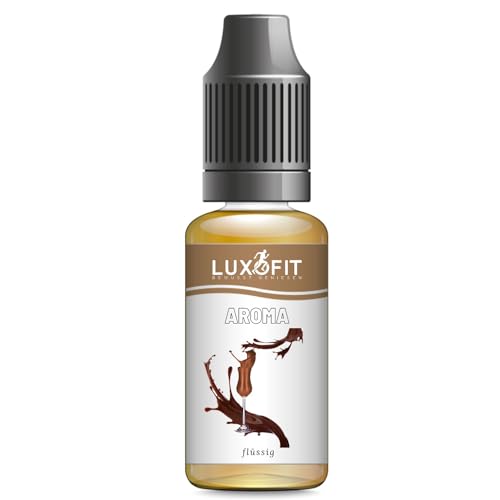 Luxofit Kakao Likör Aroma flüssig, Geschmacksverfeinerung für Lebensmittel und Getränke, Vegetarisch und Vegan, GMO-Frei, Made in Germany, Kreative Küche, Lebensmittelzusatzstoffe (50 ml) von luxofit