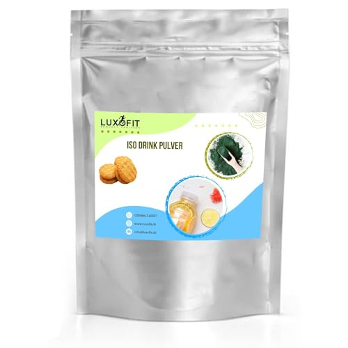 Luxofit Keks Cookie Getränk isotonisch Iso Drink Pulver, Elektrolytgetränk, L-Carnitin, Allergenfrei, Erfrischungsgetränk, Geschmacksintensiv, Made in Germany (10 Kg) von luxofit