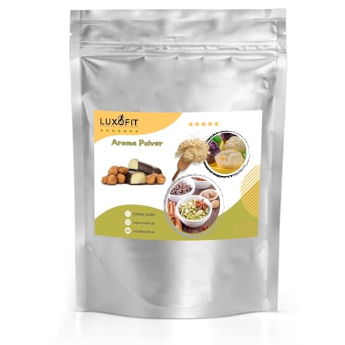 Luxofit Marzipan Aroma Pulver, Aromen für die Gastronomie und private Küche, Vegan und vegetarisch, Geschmackserlebnis für Getränke und Lebensmittel, Made in Germany (50 g) von luxofit