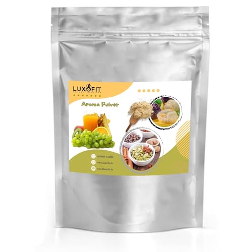 Luxofit Tropical Aroma Pulver, Aromatisieren von Getränken und Lebensmittel, Vegetarisch und Vegan, für private Küche und Gastronomie geeignet, Made in Germany, GMO-Frei (500 g) von luxofit