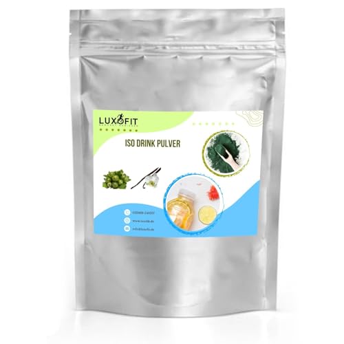 Luxofit Vanille Stachelbeere Getränk isotonisch Iso Drink Pulver, Sportgetränk, natürliche Farbstoffe, erfrischend und intensiver Geschmack, schnell und einfach Zubereitet (10 Kg) von luxofit