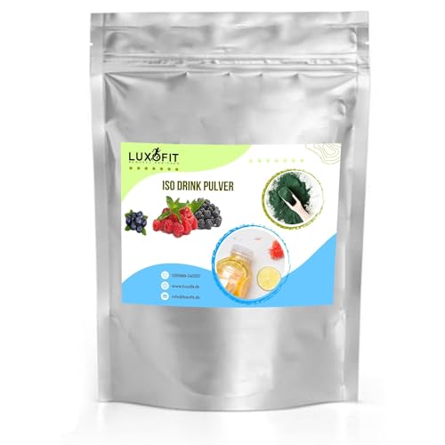 Luxofit Waldfrucht Getränk isotonisch Iso Drink Pulver, Elektrolytgetränk, L-Carnitin, Natürliche Aromen, Nahrungsergänzungsmittel, schnelle Zubereitung (10 Kg) von luxofit