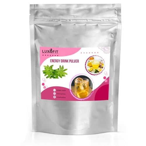 Luxofit Waldmeister Energy Drink Pulver, Taurin Getränkepulver, Nachhaltiges Trinkpulver, Wasserlöslich, Natürliche Farbstoffe, Geschmacksintensiv, Schnelle Zubereitung (1 Kg) von luxofit