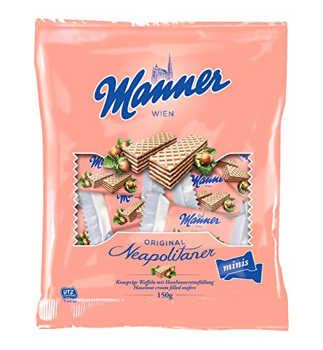 Manner Neapolitaner Minis Schnitten, 10er Pack (10 x 150 g) von manner