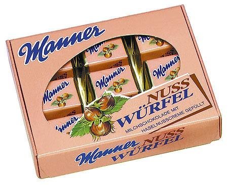 Manner Nuss-WŸrfel von manner