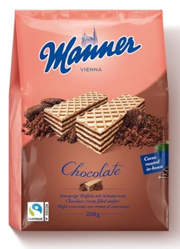 Manner Waffeln Wien Schokolade 200g von manner