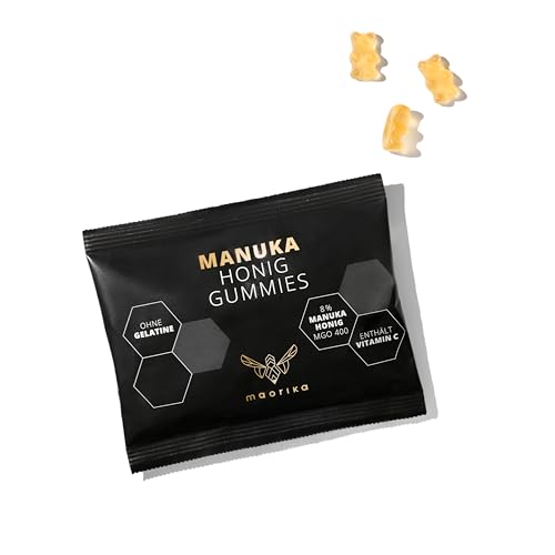 maorika - Manuka GUMMIES mit Manuka Honig MGO 400 + Vitamin C und ohne Gelatine - 100g von maorika