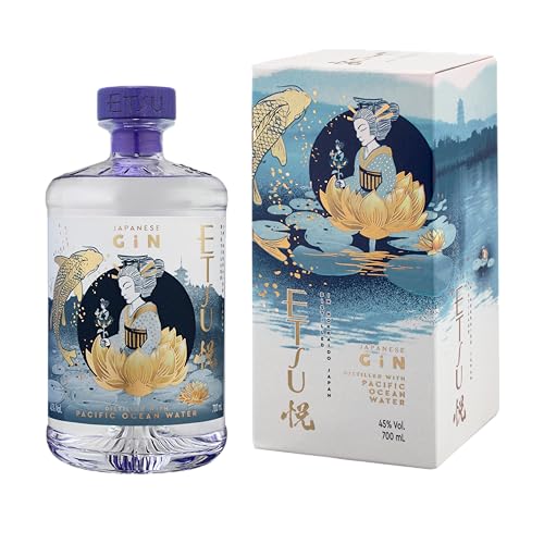 Etsu Japanese Gin PACIFIC OCEAN WATER Limited Edition 45% Vol. 0,7l in Geschenkbox von Etsu