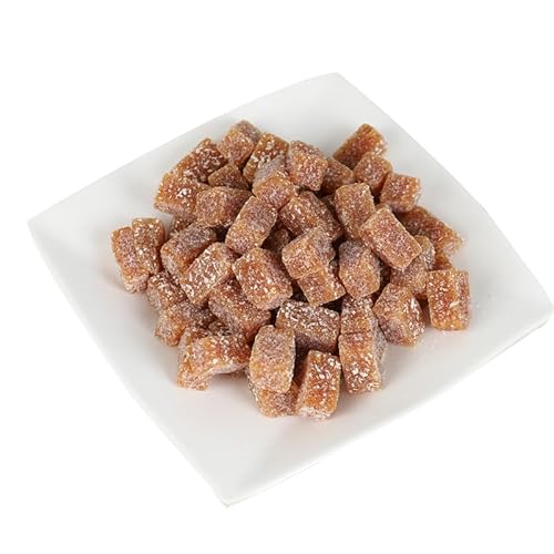 Kandierte Ingwerbonbons, 250 g, einzeln verpackte Bonbons, mit braunem Zucker aromatisiert, kandierter Ingwer, getrocknete Ingwerbonbons, kandierte Gummibonbons von mckona