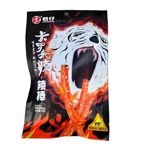 Latiao，Chinesische würzige Snacks, vegetarische Snacks, würzige Snacks, Teufelspfeffer-Snacks-weißer Tiger·Mala-Stick von mckona