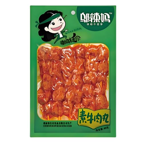 Vegetarische chinesische scharfe Snacks, Party-Snacks, Casual-Snacks, scharfe Snacks, Sojaprodukte，Latiao,Vegetarische Rindfleischbällchen von mckona