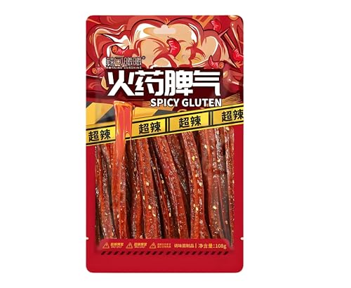 Vegetarische chinesische scharfe Snacks, Partysnacks, gelegentliche Snacks, würzige Snacks,Teufels-Chili-Lebensmittel，Latiao，Würzige Streifen von mckona