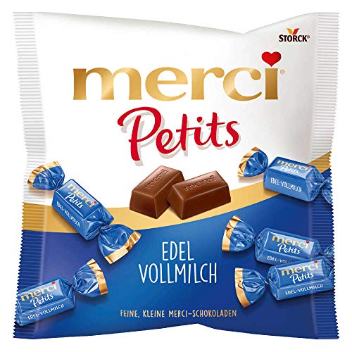 merci Petits Edel Vollmilch, feine Pralinen aus edler Sahneschokolade, 125g von merci Petits