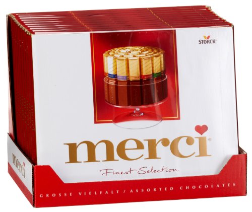 Merci Große Vielfalt, 10er Pack (10 x 250 g Packung) von merci