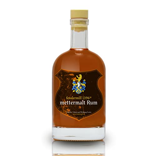 Fesslermill1396 Swabian Mettermalt Rum | Rein natürlicher deutscher Rum aus Baden-Württemberg | Ohne Zusätze von Zucker, Aromen oder Farbstoffen von mettermalt