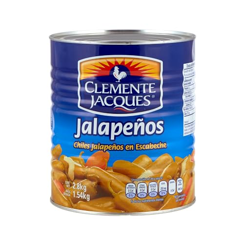 Chili Jalapeno ganze Schote Dose – Chile Jalapeño en Escabeche (1 Stück) 2800 g von Clemente Jacques – 100% Mexiko – authentische Geschmack Mexikos von mexhaus