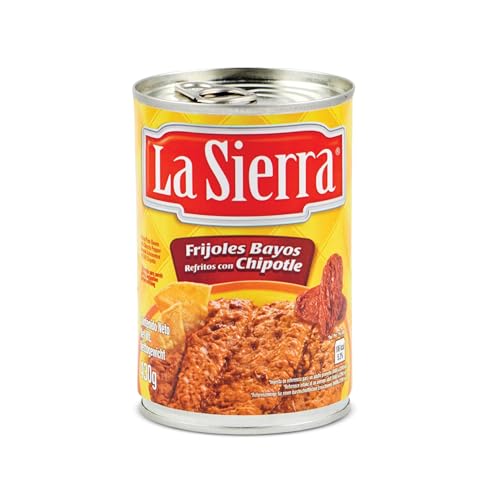 La Sierra helles Bohnenmus mit Chipotle 430g - gebratene Bohnen fertig zum servieren, mexikanische baked beans, Bohnenpaste von mexhaus