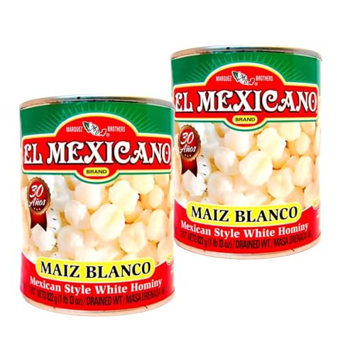 El Mexicano Maiz Blanco para Pozole 822g (Pack of 2) von méxico mágico