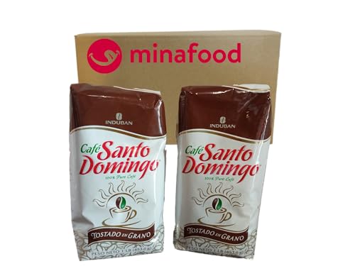 Minafood Box 2 x Café SANTO DOMINGO ganze Bohnen 453g von minafood