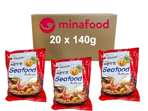 minafood Box - NONGSHIM - Nudelnsuppe Seafood - 20x140g von minafood