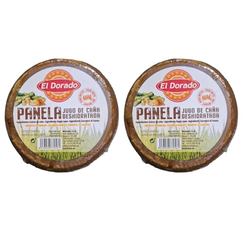 minafood-Set: 2 x EL DORADO Rohrzuckerblock aus Kolumbien, 454 g. - Panela von minafood