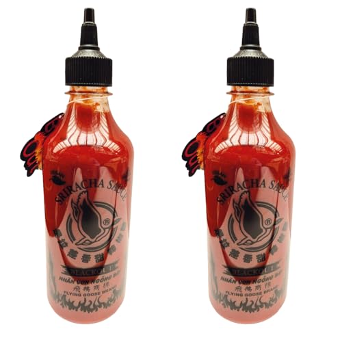 minafood-Set: 2 x FLYING GOOSE Sriracha Chilisauce "BLACKOUT" 455ml von minafood