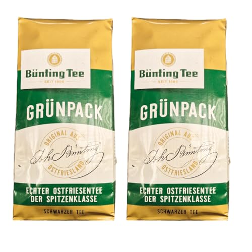 minafood-Set: 2 xBünting Tee Grünpack Echter Ostfriesentee 500 g lose- von minafood