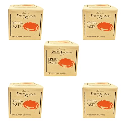 minafood-Set: 5x50g Krebs-PASTE von Jürgen Langbein von minafood